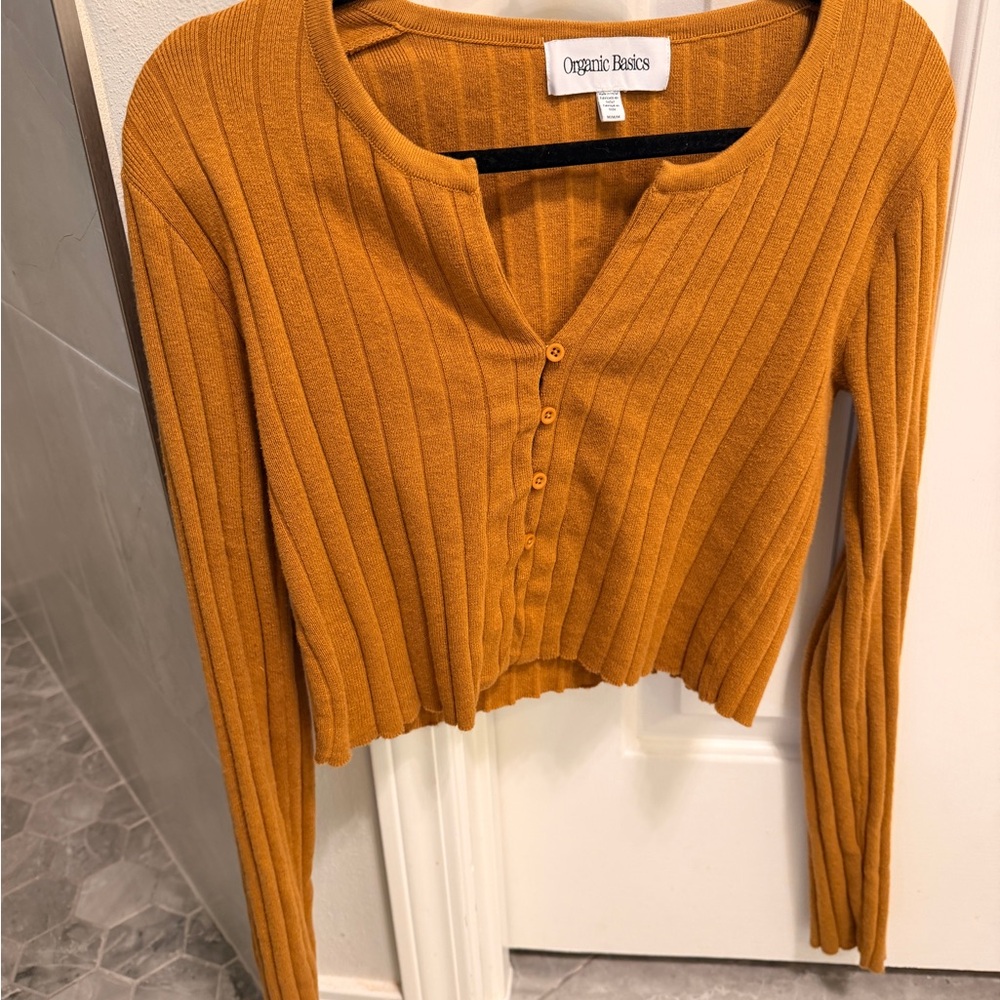 Organic Basics Warm Orange Knitwear